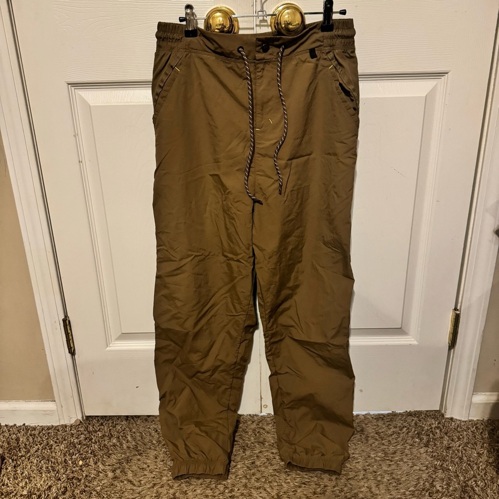Gymshark Men's Olive Brown Track Joggers